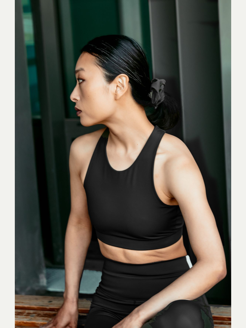 Brassière de yoga Sport - Bio Blanc - Vêtements de yoga Femme