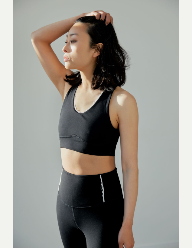 Legging de yoga Noir IMALA 2