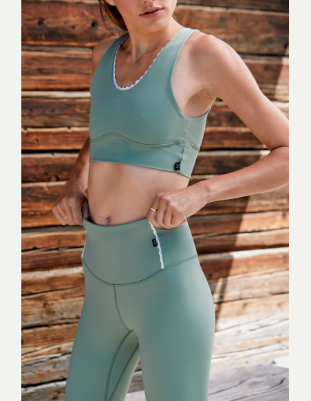 Legging de yoga Vert Safari IMALA