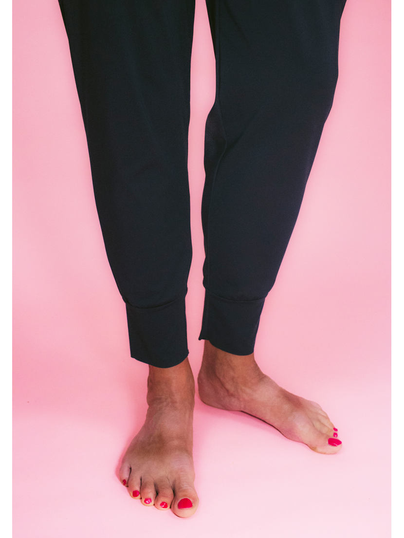 Pantalon de yoga Noir & Rose NITA