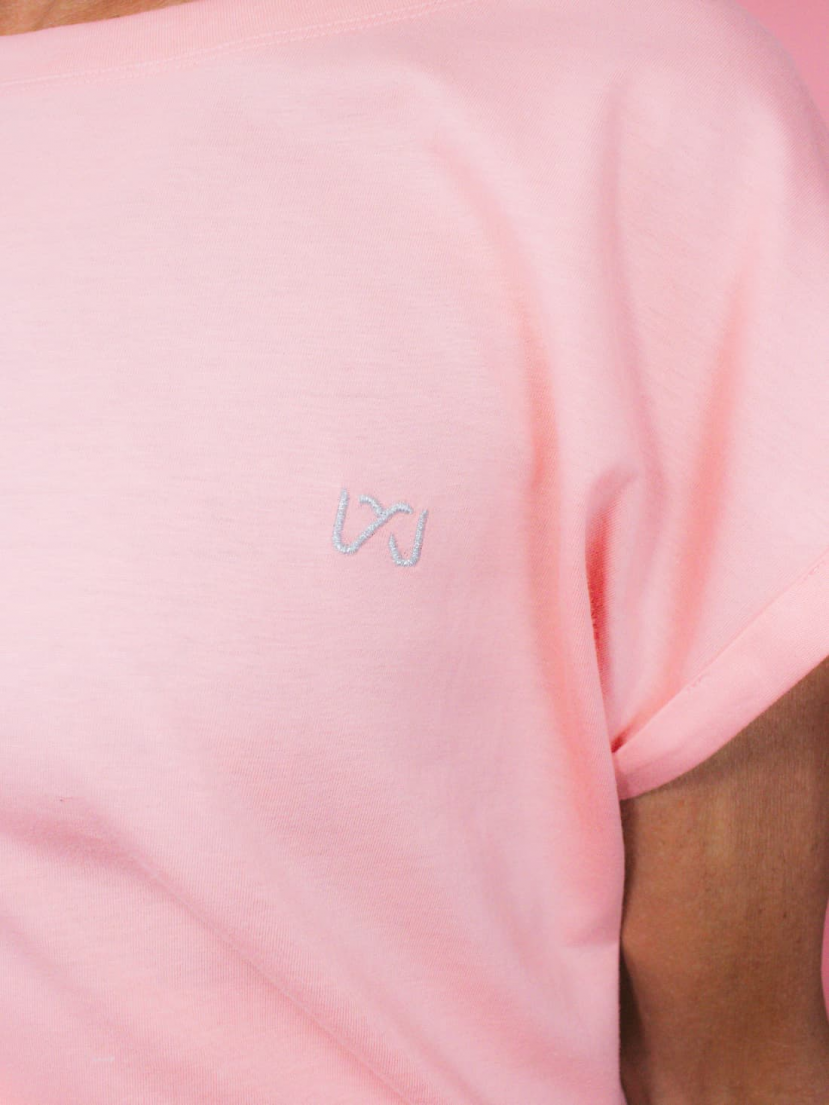 T-shirt de sport manches courtes rose MEIKA
