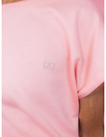 T-shirt de sport manches courtes rose MEIKA