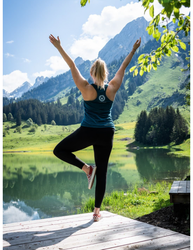 Débardeur MUDRA Bleu Canard 2