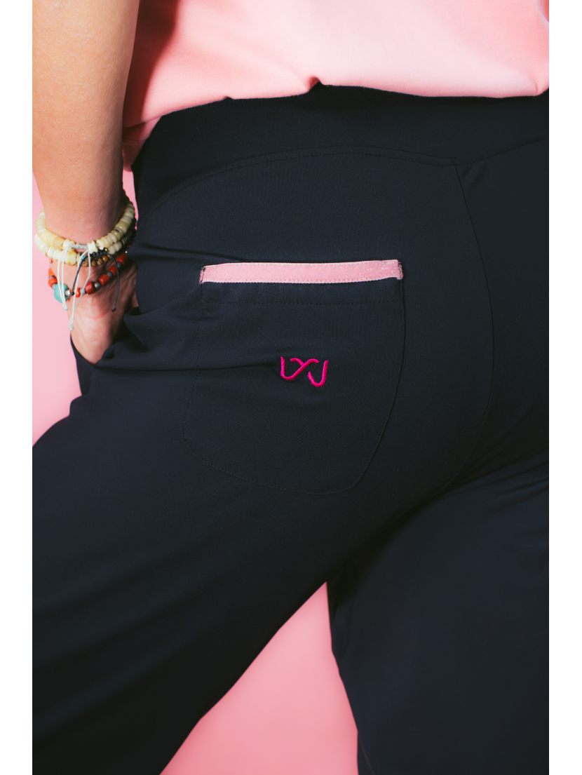 Pantalon de yoga Noir & Rose NITA
