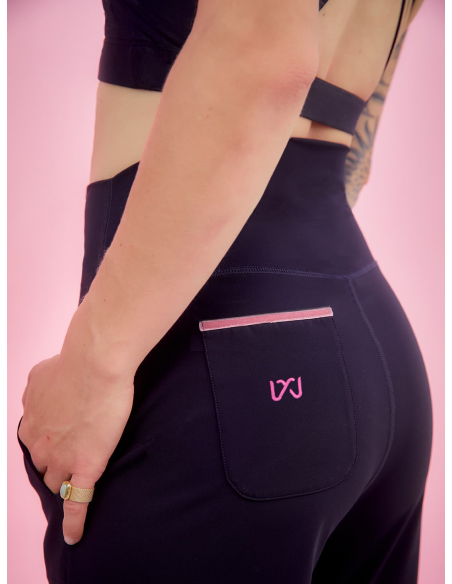 Pantalon de yoga Noir & Rose NITA