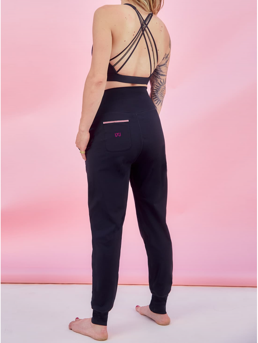 Pantalon de yoga Noir & Rose NITA
