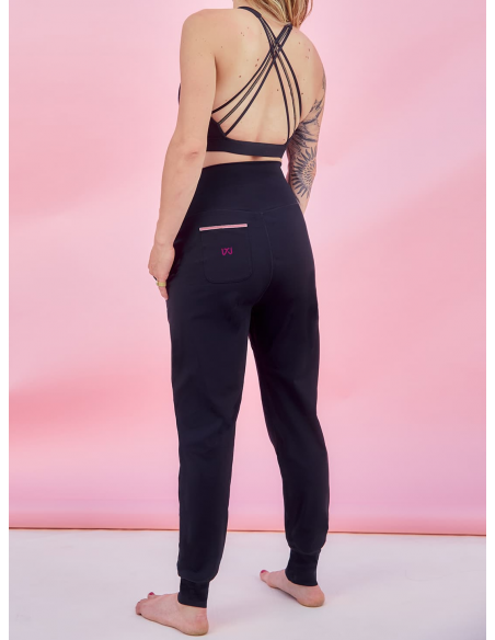 Pantalon de yoga Noir & Rose NITA