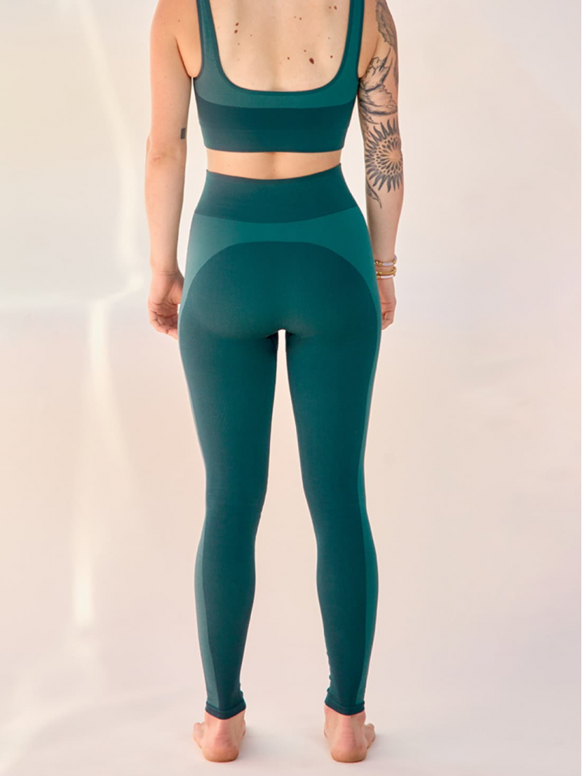 Legging de yoga Vert Cyprès ASHA