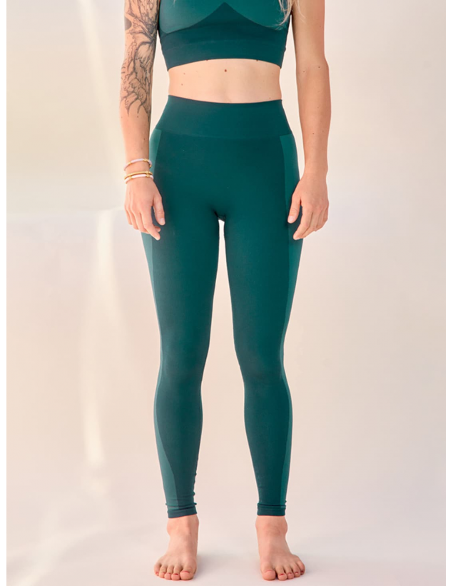 Legging de yoga Vert Cyprès ASHA 2