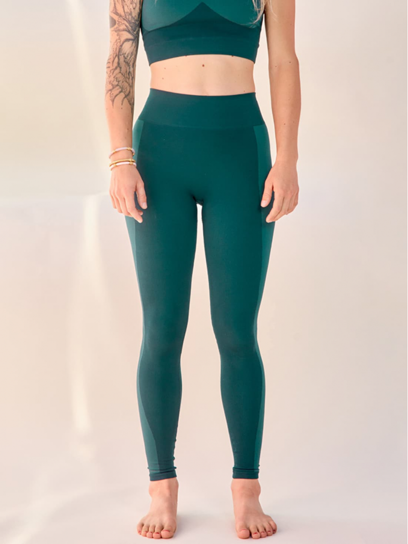 Legging de yoga Vert Cyprès ASHA