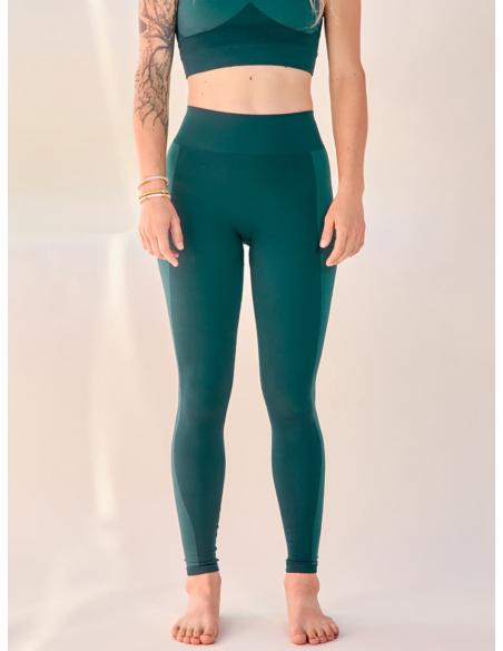 Legging de yoga Vert Cyprès ASHA
