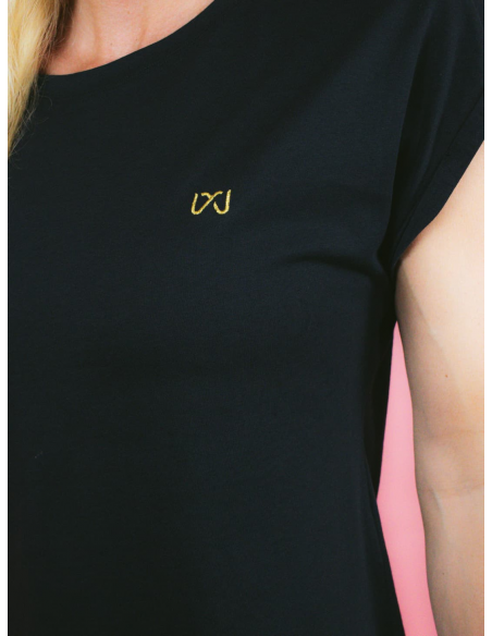 T-shirt de sport manches courtes noir MEIKA