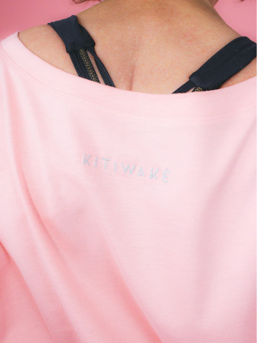 T-shirt de sport manches courtes rose MEIKA