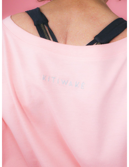 T-shirt de sport manches courtes rose MEIKA
